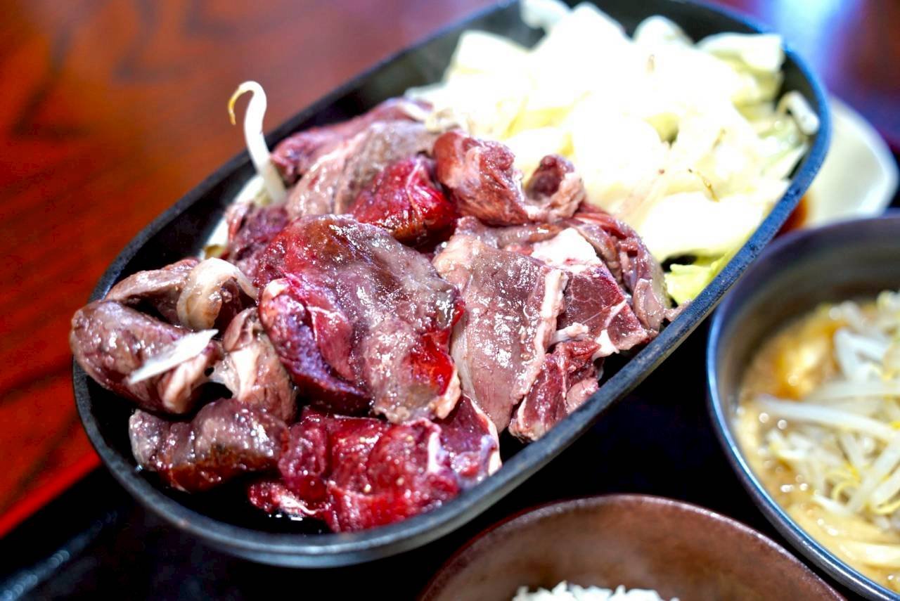鹿の焼肉定食